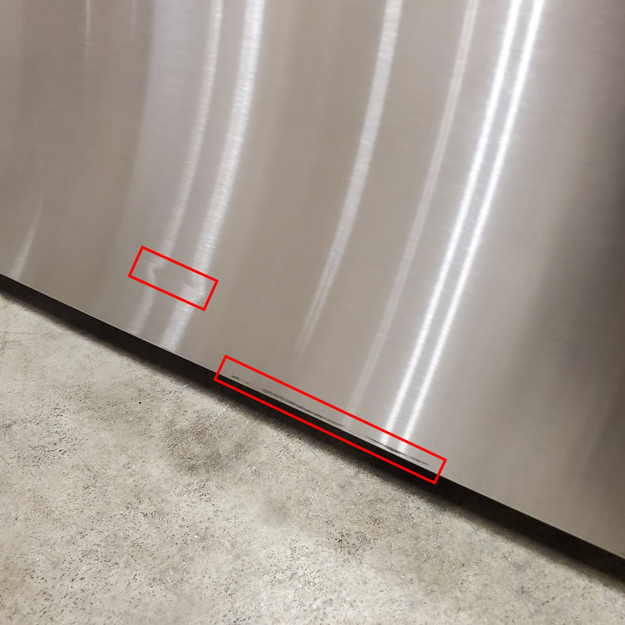 LG 27 cu. ft. Smart Counter-Depth MAX™ French Door Refrigerator with Linear Cooling™ and Internal Water Dispenser 22121512 - LRFLC2706S - Scratch & Dent (Moderate)