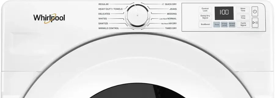 Whirlpool 7.4 cu. ft. ENERGY STAR® Front Load Electric Dryer with Wrinkle Shield™ Option 22521665 - WED4720RW - Scratch & Dent (Minor)