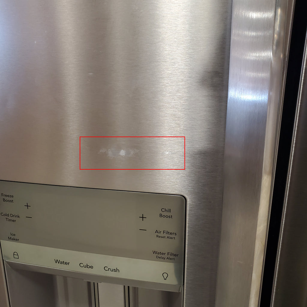 Frigidaire Gallery 26 Cu. Ft. Standard-Depth 4-Door French Door Refrigerator in Fingerprint Resistant Stainless Steel 3SD999 - GRMS2773AF - Scratch & Dent (Minor)