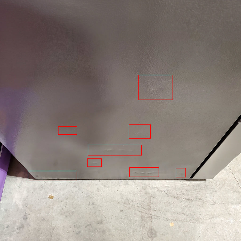 Hisense PureFlat 25.6-cu ft 4-Door Smart French Door ENERGY STAR Refrigerator in Stainless Steel with Ice Maker, Water and Ice Dispenser 24SD52 - HRM260N6TSE - Scratch & Dent (Moderate)