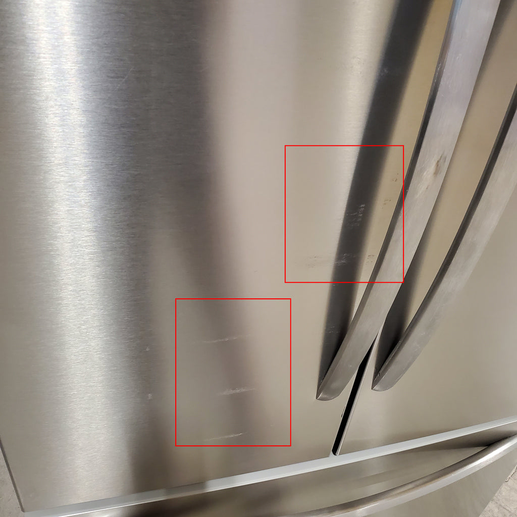 Frigidaire 29 Cu. Ft. Standard-Depth French Door Refrigerator in Stainless Steel 3SD981 - FRFN2813AF - Scratch & Dent (Minor)