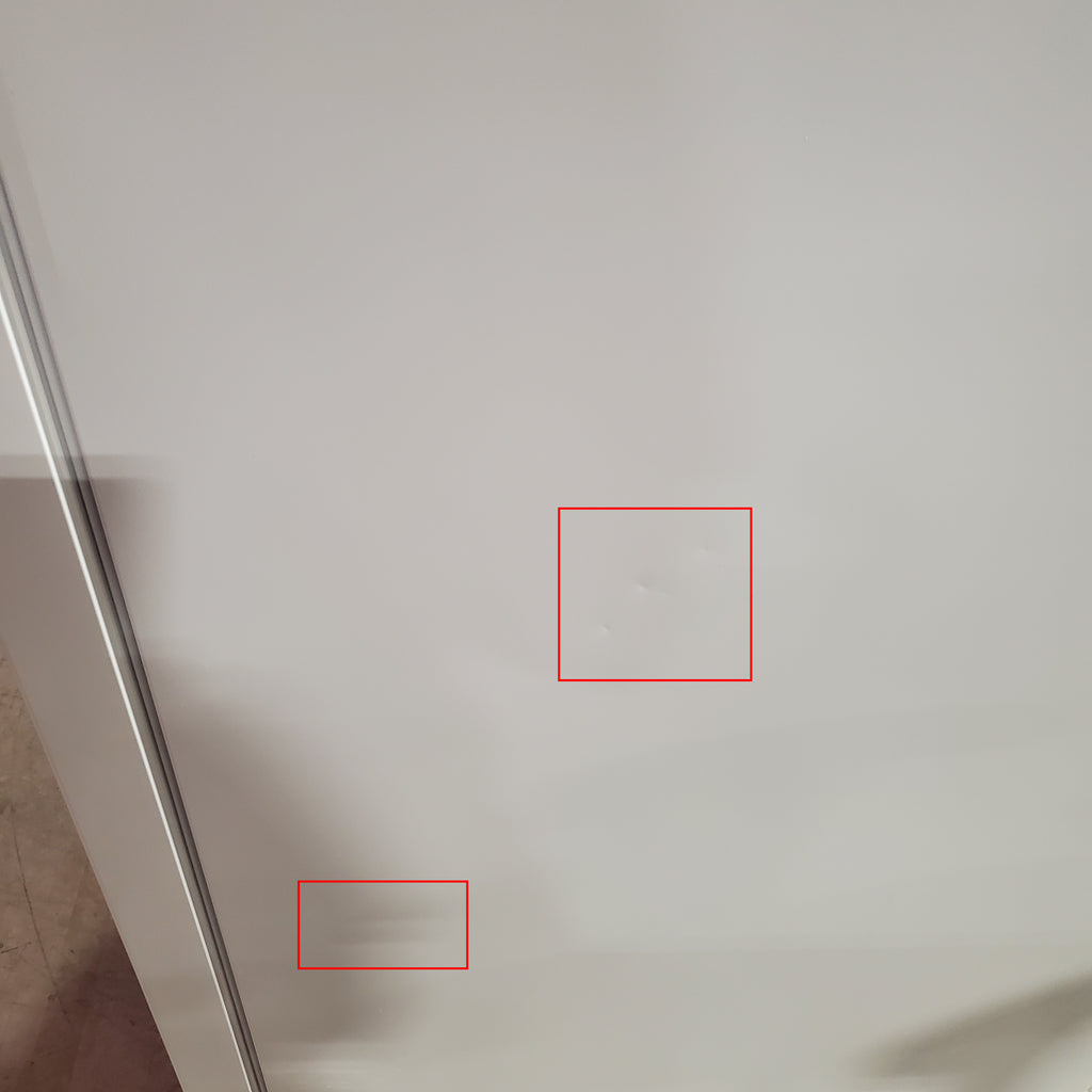 Frigidaire Top Freezer 18 Cu. Ft. Capacity Refrigerator with Spacious Interior Storage and Bright LED Lighting in White 3SD1058 - FFHT1822UW - Scratch and Dent (Minor)