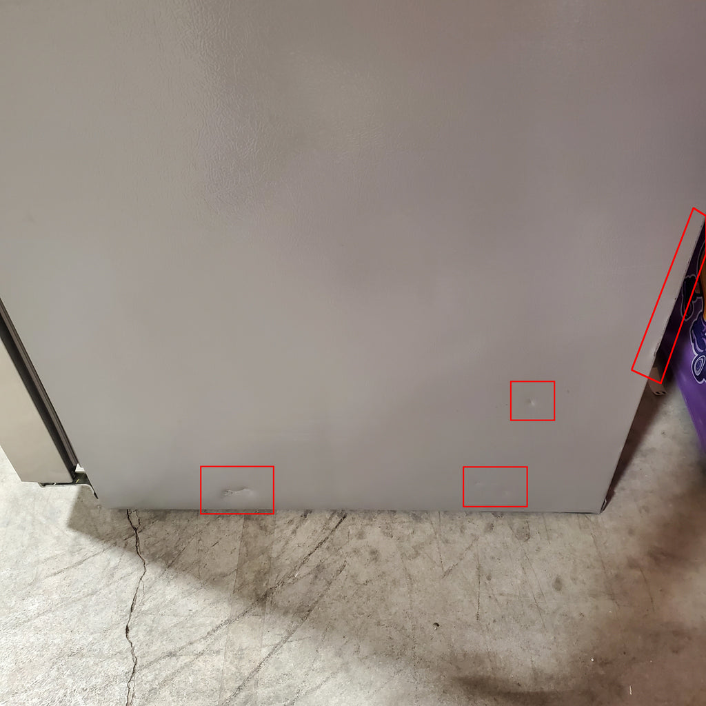 Frigidaire 25.6 cu. ft. ENERGY STAR Side by Side Refrigerator with Exterior Water and Ice Dispenser in Stainless Steel 3SD1052 - FRSS2623AS - Scratch & Dent (Moderate)