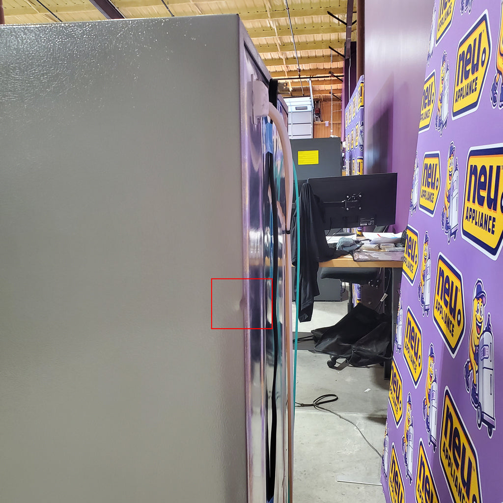 Frigidaire 25.6 cu. ft. ENERGY STAR Side by Side Refrigerator with Exterior Water and Ice Dispenser in Stainless Steel 3SD944 - FRSS2623AS - Scratch & Dent (Moderate)