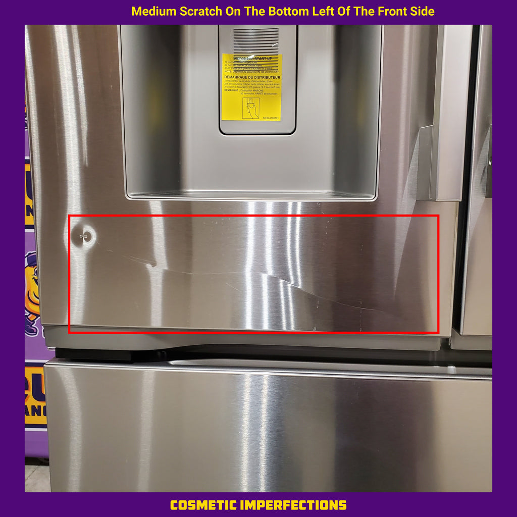 LG Counter-Depth MAX™ with Zero Clearance™ 3-Door French Door Refrigerator with Thin Door Design 3SD687 - LF24Z6530S - Scratch & Dent (Minor)
