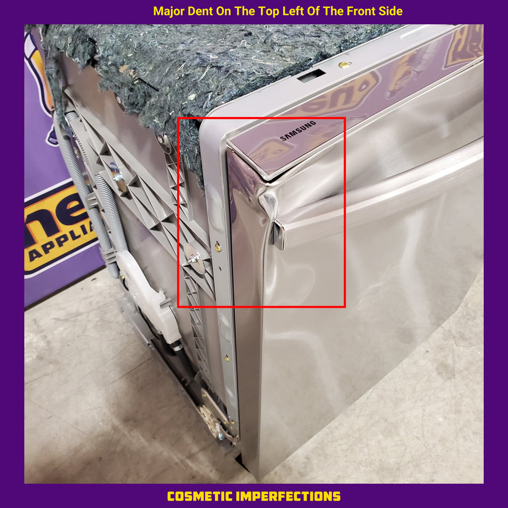 Pictures of Samsung 24 in. Built-In Tall Tub 51 dBA Dishwasher in Fingerprint Resistant Stainless Steel with 3rd Rack and AutoRelease Door 25SD051 - DW80CG4051SR - Scratch & Dent (Major) - Neu Appliance Outlet - Discount Appliance Outlet in Austin, Tx