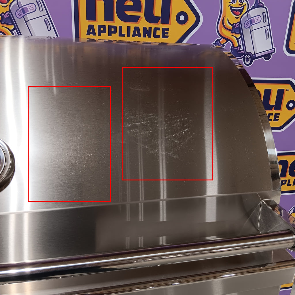 Pictures of Coyote 36 Inch Built-In Grill with 3 Infinity Burners™, RapidSear™ Infrared Burner, 875 sq. in. Cooking Surface, Interior Grill Lighting, LED Illuminated Knobs, and Integrated Wind Guard 1117272 - C2SL36NG - Scratch & Dent (Moderate) - Neu Appliance Outlet - Discount Appliance Outlet in Austin, Tx