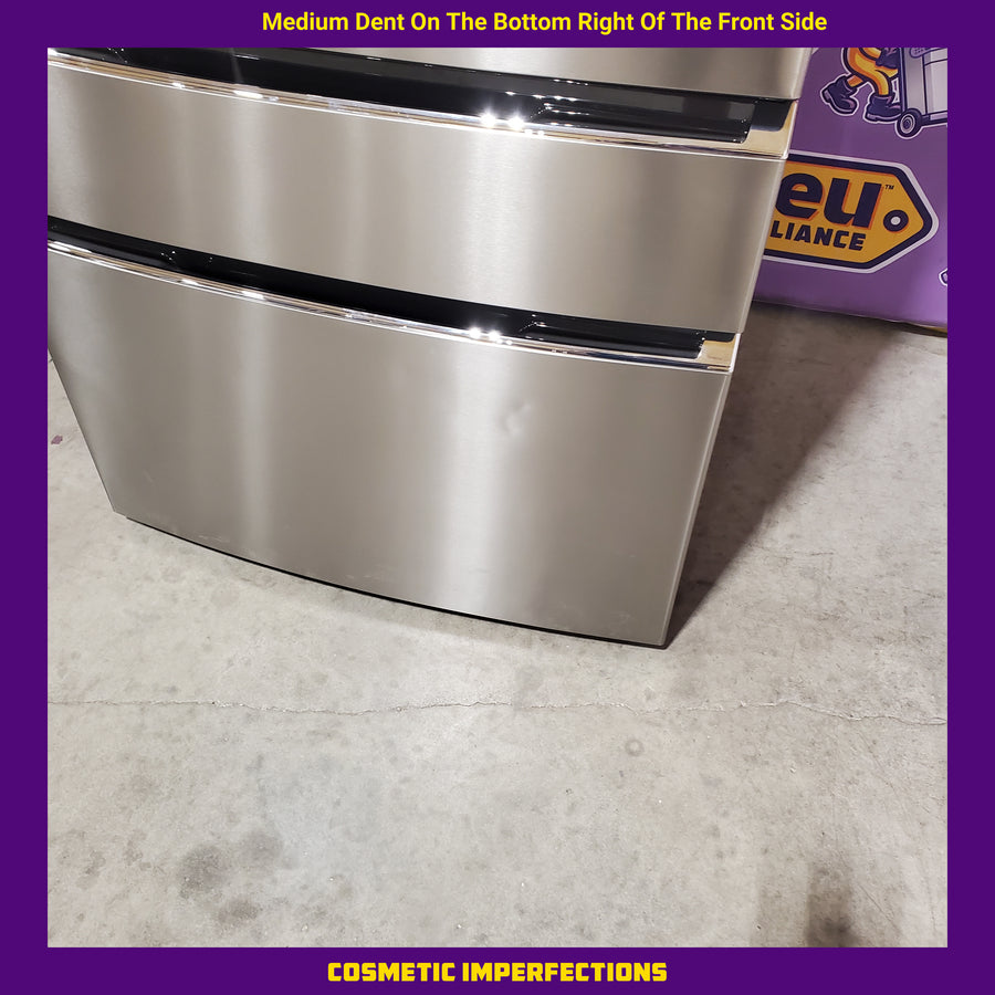Frigidaire Gallery 22 Cu. Ft. 4-Door Counter-depth French Door Refrigerator with Ice Maker (Fingerprint Resistant Stainless Steel) ENERGY STAR GRMC2273CF - Scratch & Dent (Moderate)