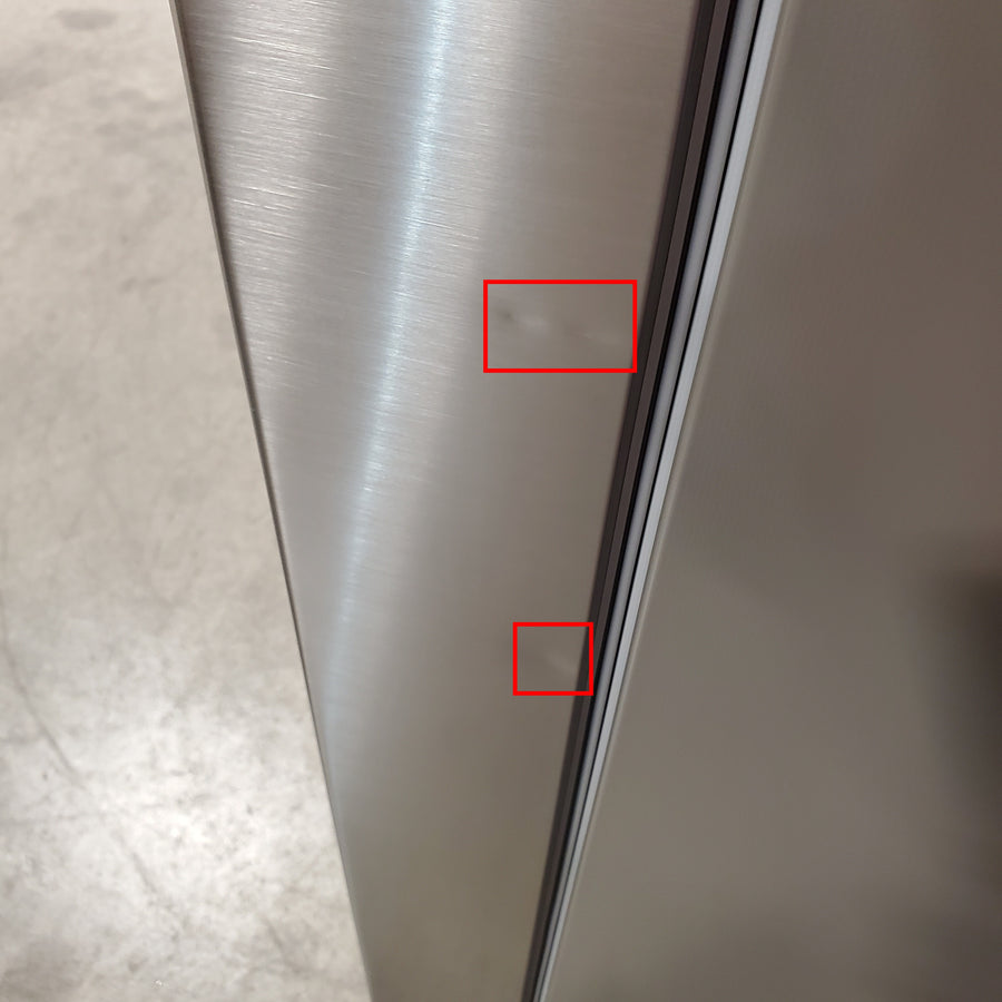 LG 27 cu. ft. Standard-Depth, Side-by-side Refrigerator, with Ice and Water and Bar Handle Design 22137391 - LS27T3230S - Scratch & Dent (Moderate)
