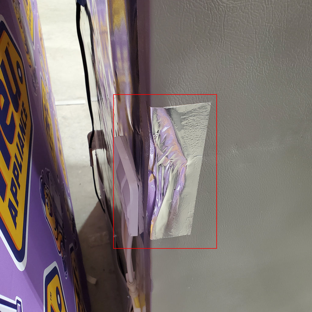 Pictures of Frigidaire Counter-Depth Professional ENERGY STAR 22.6 Cu. Ft. French Door with CrispSeal® Plus Crispers with Auto Humidity 4SD447 - PRFC2383AF - Scratch & Dent (Moderate) - Neu Appliance Outlet - Discount Appliance Outlet in Austin, Tx