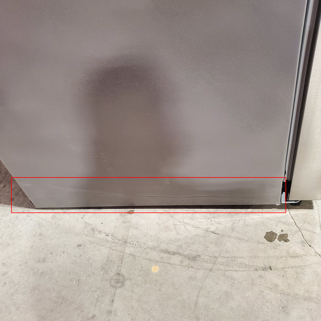 Pictures of Frigidaire 27.8-cu ft ENERGY STAR French Door Refrigerator with Dual Ice Maker in Fingerprint Resistant Stainless Steel 3SD1059 - GRFS2853AF - Scratch & Dent (Moderate) - Neu Appliance Outlet - Discount Appliance Outlet in Austin, Tx