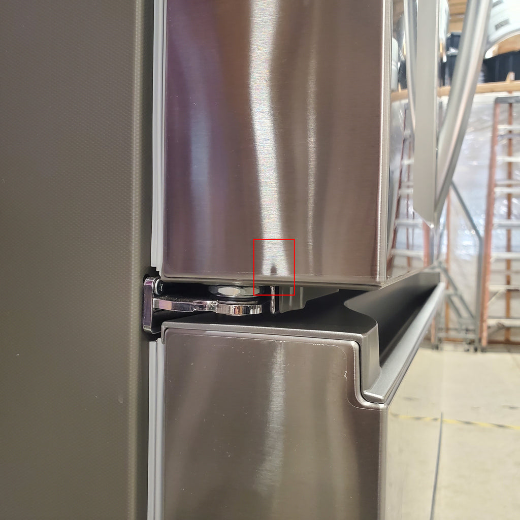 LG 29 cu. ft. Smart Standard-Depth MAX™ 4-Door French Door Refrigerator with Full-Convert Drawer™ in Print Proof Stainless Steel 5SD271 - LF29H8330S - Scratch & Dent (Moderate)