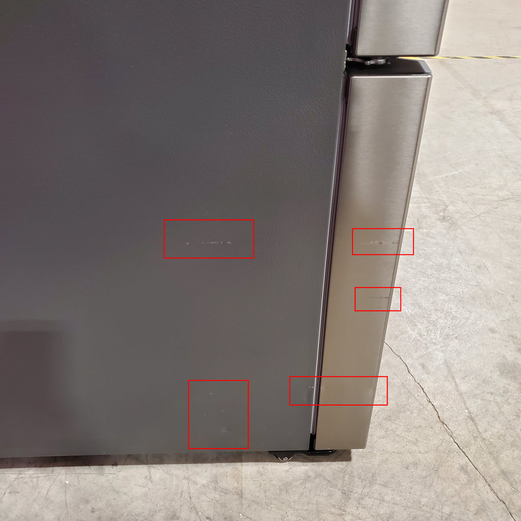 Pictures of Frigidaire Gallery 20 Cu. Ft. 30" Wide Standard-Depth French Door Refrigerator in Stainless Steel 20SD84 - GRFN2023AF - Scratch & Dent (Minor) - Neu Appliance Outlet - Discount Appliance Outlet in Austin, Tx