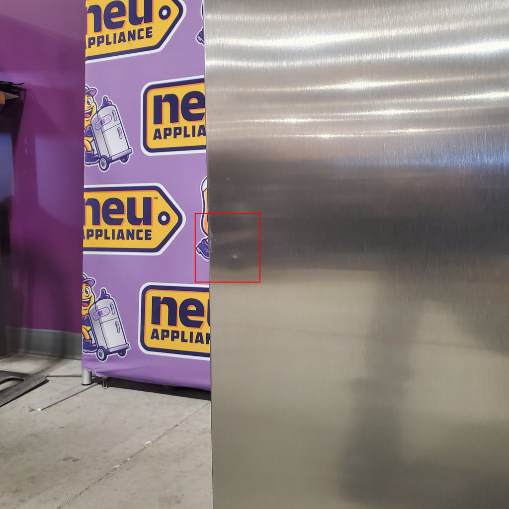 Frigidaire 25.6 cu. ft. ENERGY STAR Side by Side Refrigerator with Exterior Water and Ice Dispenser in Stainless Steel 3SD843 - FRSS2623AS - Scratch & Dent (Minor)