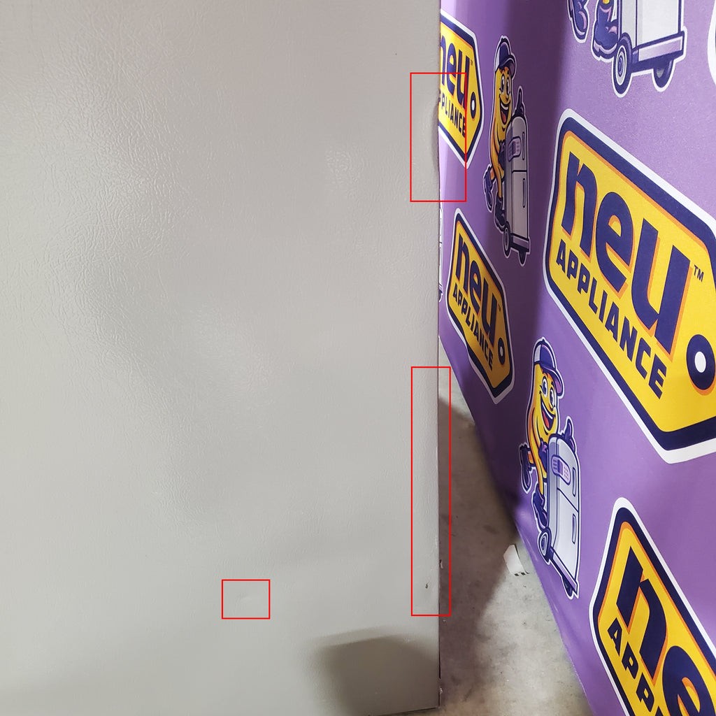 Frigidaire 25.6 cu. ft. ENERGY STAR Side by Side Refrigerator with Exterior Water and Ice Dispenser in Stainless Steel 3SD1078 - FRSS2623AS - Scratch & Dent (Minor)