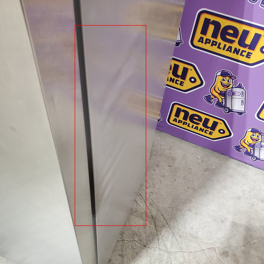 Frigidaire 25.6 cu. ft. ENERGY STAR Side by Side Refrigerator with Exterior Water and Ice Dispenser in Stainless Steel 3SD944 - FRSS2623AS - Scratch & Dent (Moderate)