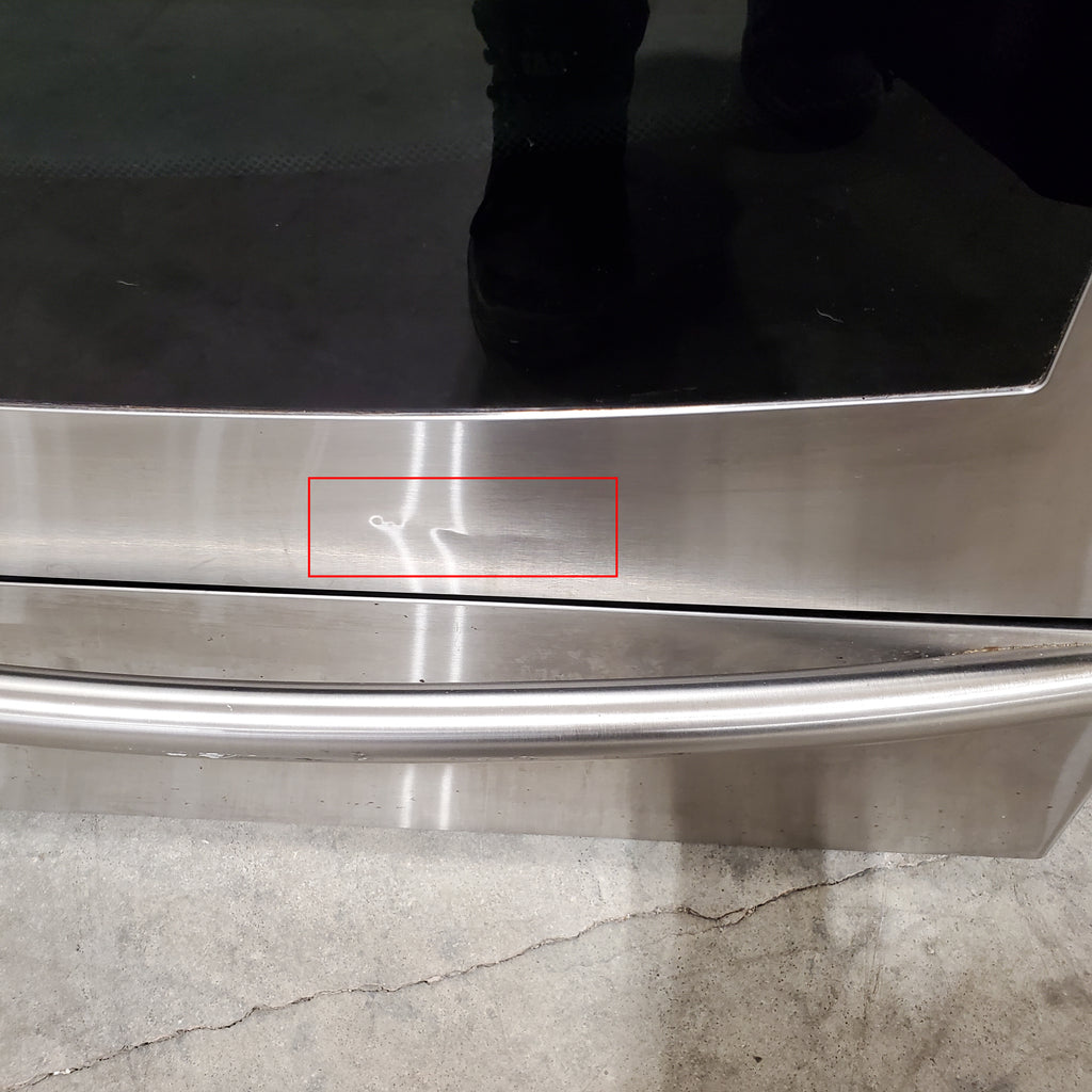 Samsung 30-in Glass Top 5 Elements 5.9-cu ft Self-Cleaning Convection Oven Freestanding Electric Range in Stainless Steel 1CR02115 - NE597R0ABSR - Certified Refurbished