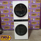 LG Front Load Wash Tower with Center Control 4.5 Cu. Ft. Washer and 7.4 Cu. Ft. Dryer WKE100HWA - Scratch & Dent (Moderate)
