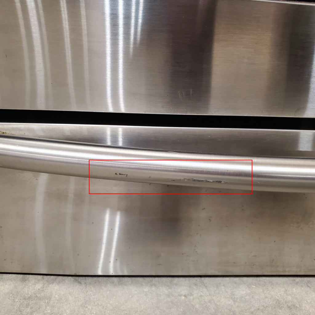 Samsung 30-in Glass Top 5 Elements 5.9-cu ft Self-Cleaning Convection Oven Freestanding Electric Range in Stainless Steel 1CR02115 - NE597R0ABSR - Certified Refurbished