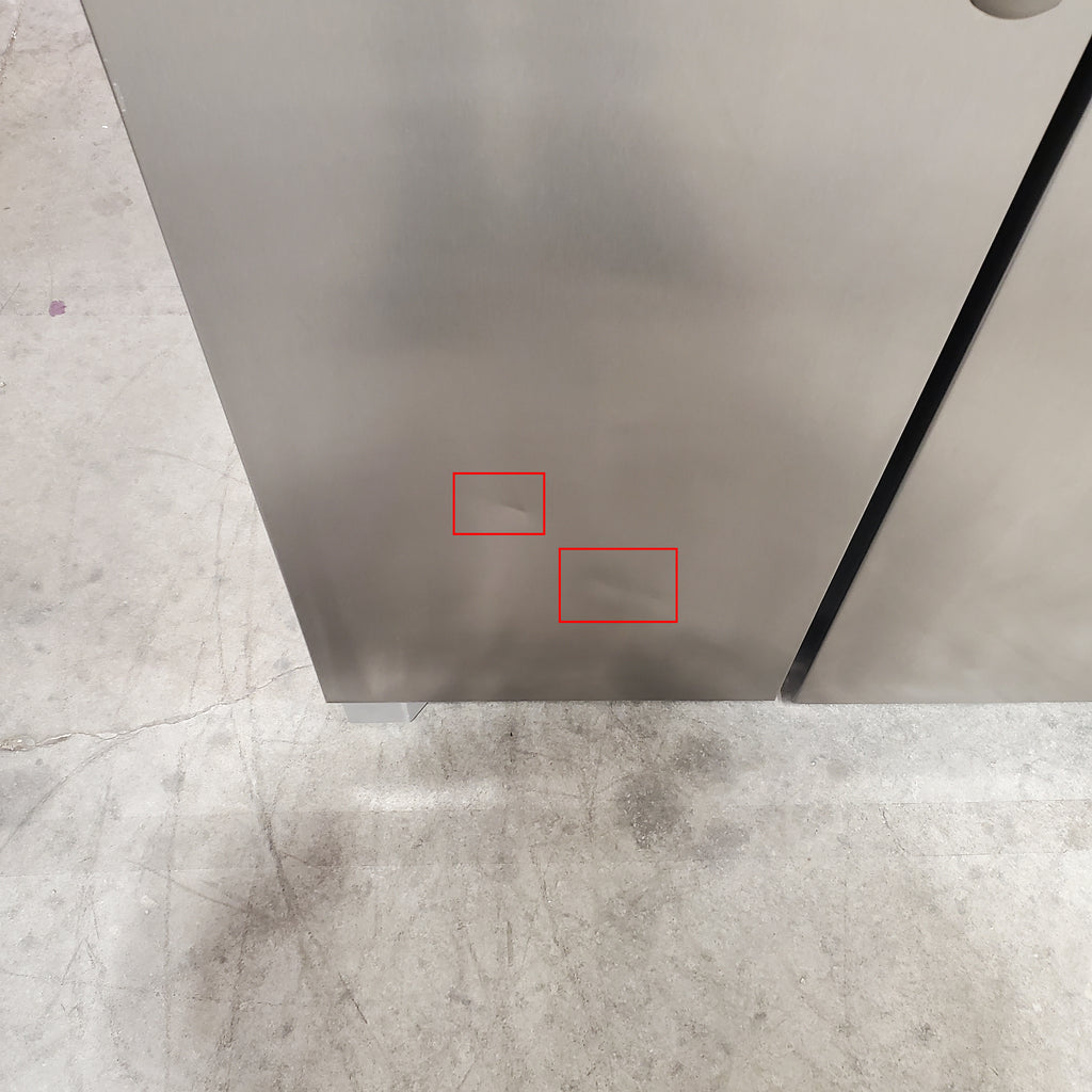 Frigidaire 25.6 cu. ft. ENERGY STAR Side by Side Refrigerator with Exterior Water and Ice Dispenser in Stainless Steel 3SD940 - FRSS2623AS - Scratch & Dent (Minor)