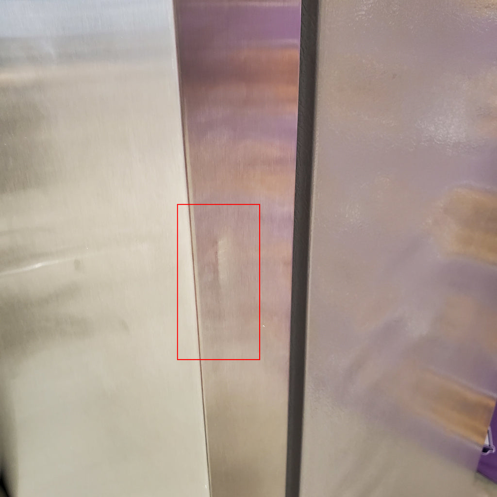 Frigidaire 25.6 cu. ft. ENERGY STAR Side by Side Refrigerator with Exterior Water and Ice Dispenser in Stainless Steel 3SD944 - FRSS2623AS - Scratch & Dent (Moderate)