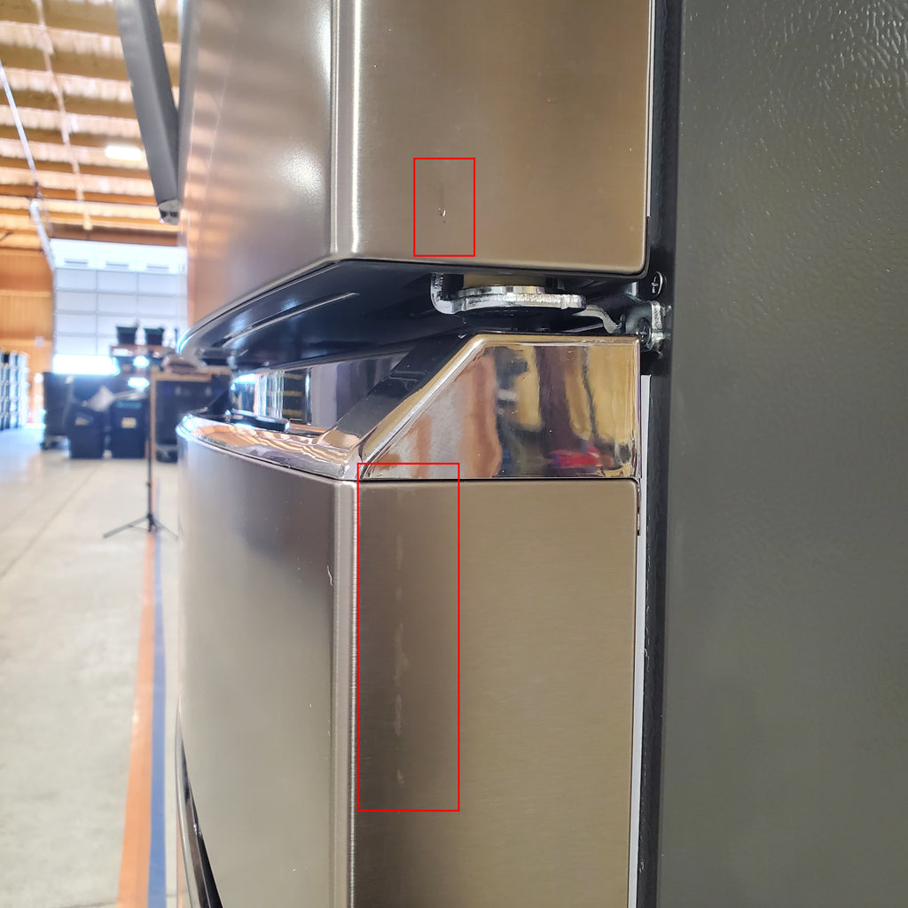 Frigidaire Gallery 22 Cu. Ft. Counter-Depth 4-Door French Door Refrigerator 3SD1011 - GRMG2272CF - Scratch & Dent (Moderate)