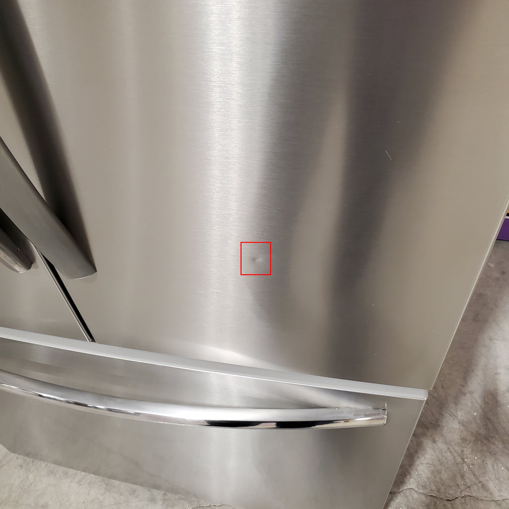 Frigidaire 27.8-cu ft ENERGY STAR French Door Refrigerator with Dual Ice Maker in Fingerprint Resistant Stainless Steel 20SD094 - GRFS2853AF - Scratch & Dent (Major)