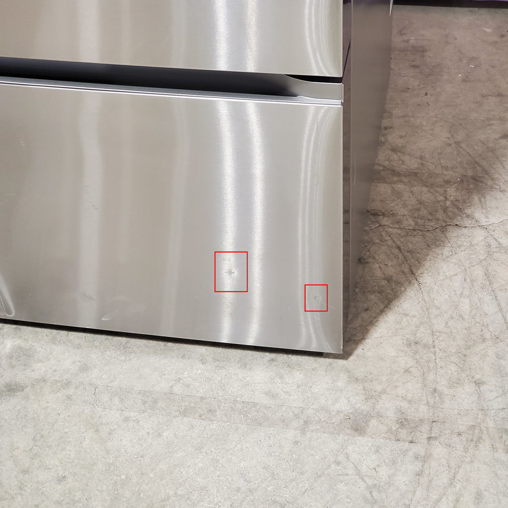 LG 29 cu. ft. Smart Standard-Depth MAX™ 4-Door French Door Refrigerator with Full-Convert Drawer™ in Print Proof Stainless Steel 5SD271 - LF29H8330S - Scratch & Dent (Moderate)