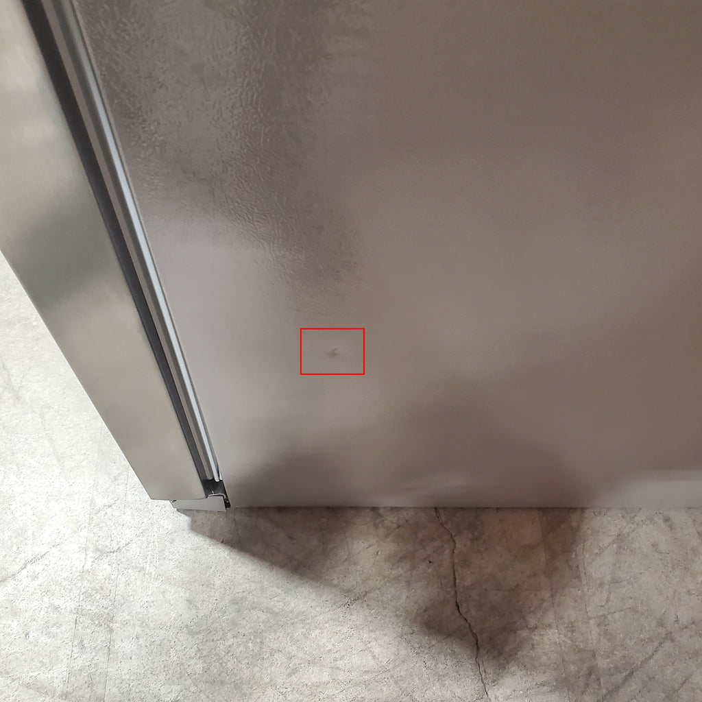 Frigidaire 25.6 cu. ft. ENERGY STAR Side by Side Refrigerator with Exterior Water and Ice Dispenser in Stainless Steel 3SD940 - FRSS2623AS - Scratch & Dent (Minor)