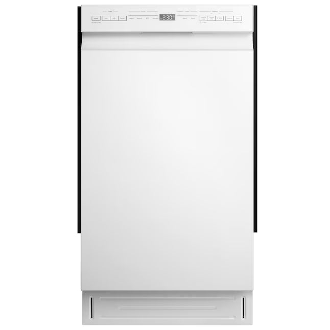 Midea 18-in Front Control Built-in Dishwasher, 52-Decibel in White MDF18A1AWW - Scratch & Dent (Minor)