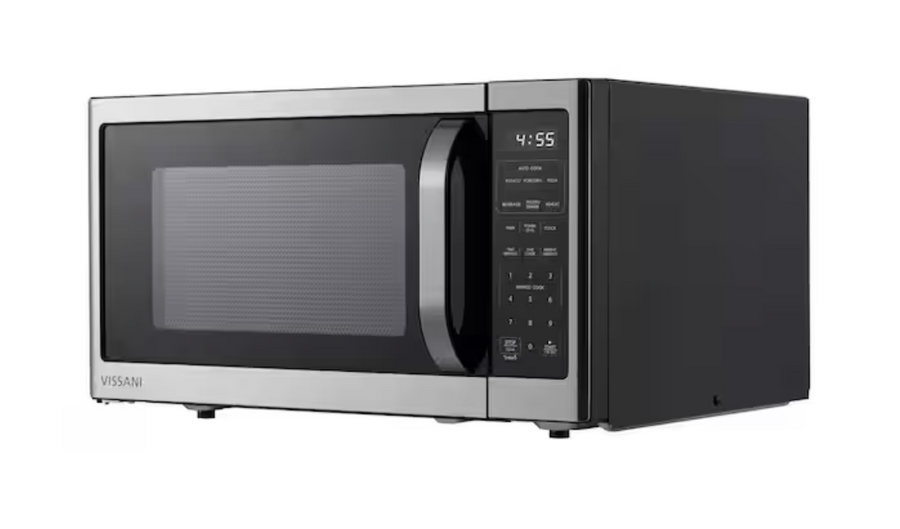 Vissani 1.1 cu. ft. Countertop Microwave in Fingerprint Resistant Stainless Steel VSCMWE11S2W-10 - Open Box