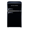 Galanz 3.1 Cu Ft Retro Dual Door Refrigerator 25136SD658 - GLR31TBKER - New in Box