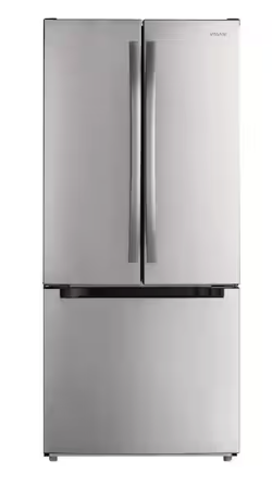 Vissani 30 in. 18.4 cu. ft. Standard-Depth French Door Bottom Freezer Refrigerator in Fingerprint Resistant Stainless Steel LookMDFDBM18SS6 - Scratch & Dent (Moderate)