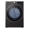 Pictures of LG TurboSteam 7.4-cu ft Stackable Vented Gas Dryer with Steam Cycle in Black Steel 31135SD242 - DLGX4201B - Scratch & Dent (Minor) - Neu Appliance Outlet - Discount Appliance Outlet in Austin, Tx