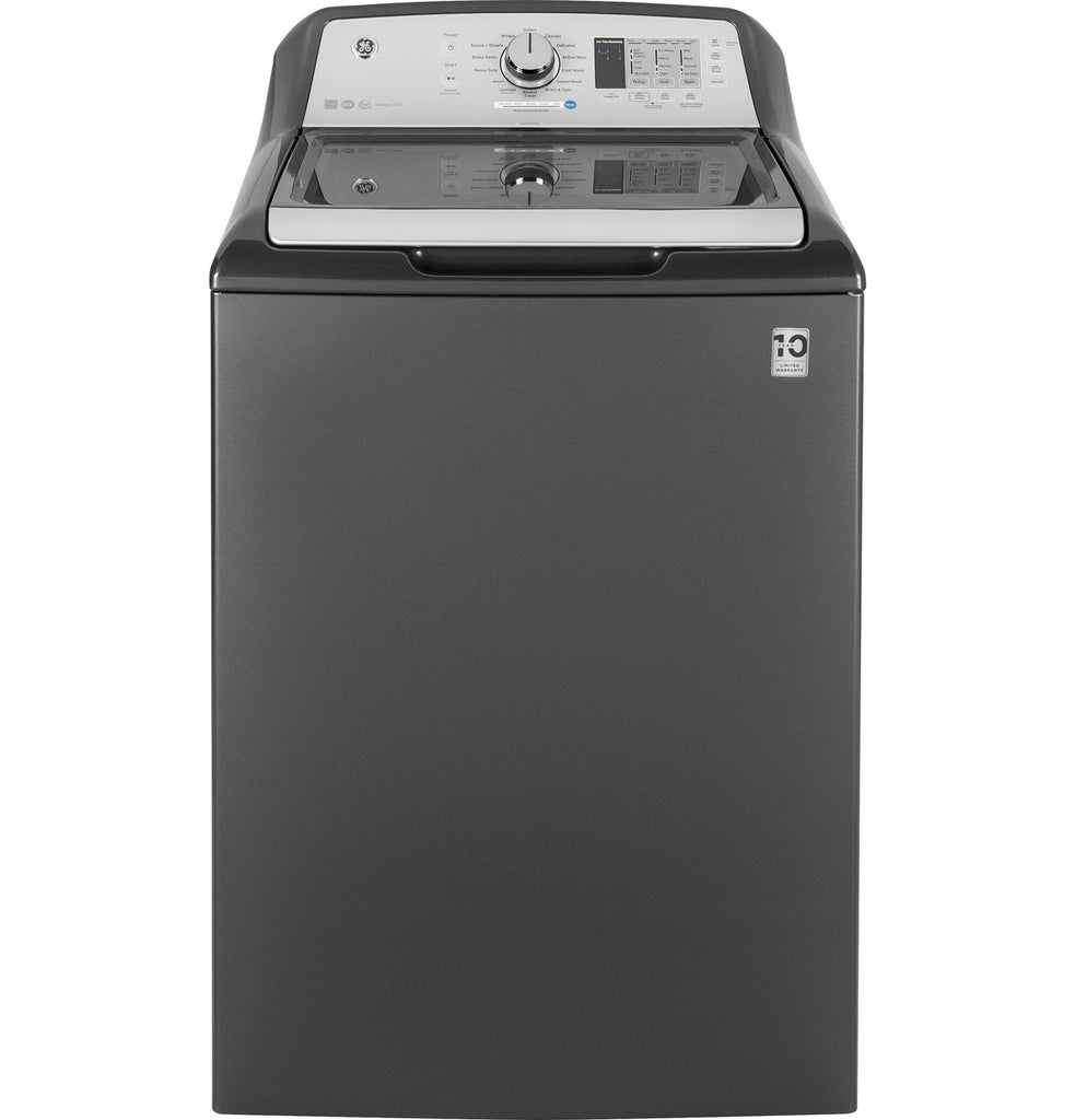 Pictures of GE ENERGY STAR® 4.5 cu. ft. Capacity Washer with Stainless Steel Basket GTW685BPLDG - Certified Refurbished and GE 7.4 cu. ft. Capacity Smart Electric Dryer with HE Sensor Dry GTD75ECPLDG - Certified Refurbished - Neu Appliance Outlet - Discount Appliance Outlet in Austin, Tx