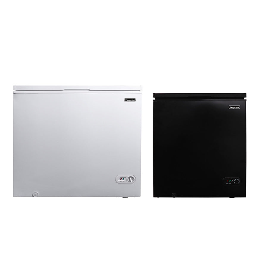 Pictures of Magic Chef 7.0 cu. ft. Chest Freezer in White with 7.0 Cu. Ft. Capacity, Manual Defrost, and Sliding-Bulk Storage Baskets HMCF7W4 - Scratch & Dent (Minor) - Neu Appliance Outlet - Discount Appliance Outlet in Austin, Tx