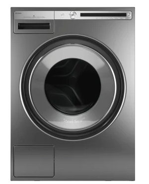 Asko 24 Inch Front Load Washer with 2.8 Cu. Ft. Capacity, Active Drum™ Technology, Quattro Construction™ Technology, 22 Wash Programs, Steam Refresh, Sanitize, Bedding, Allergy Programs, and Super Wash W4114C.T - Scratch & Dent (Minor)
