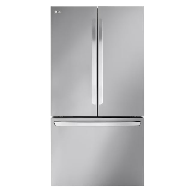 LG 32 cu. ft. Smart Standard-Depth MAX French Door Refrigerator with Internal Water Dispenser in PrintProof Stainless Steel LRFLS3206S - Scratch & Dent (Moderate)