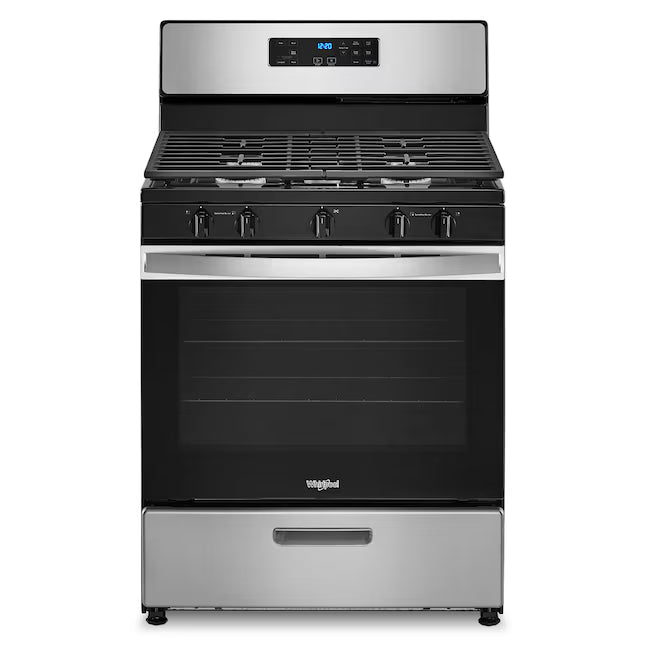 *Propane* Whirlpool 5.1 Cu. Ft. Freestanding Gas Range with Edge to Edge Cooktop WFG505M0MS - Open Box