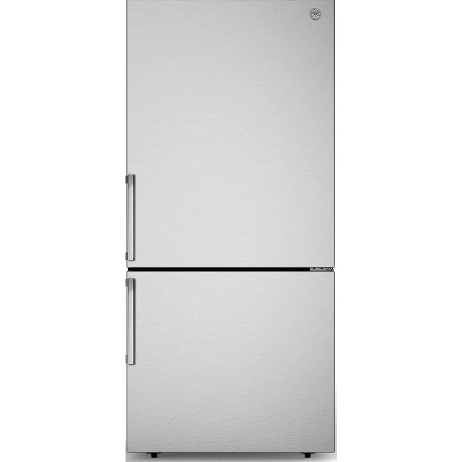 Bertazzoni 31" Bottom Mount Free Standing Refrigerator in Stainless Steel REF31BMFIX - Scratch &Dent (Moderate)