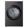 Pictures of LG 7.4 cu. ft. Ultra Large Capacity Smart Front Load Electric Dryer with Built-In Intelligence & TurboSteam® 22SD005 - DLEX6700B - Open Box - Neu Appliance Outlet - Discount Appliance Outlet in Austin, Tx