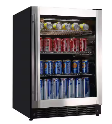 Pictures of Vissani 23.4 in. 50 Bottle, 154 Can, Wine and Beverage Cooler with Stainless Steel Door 25135SD599 - HVBC58ST - Scratch & Dent (Moderate) - Neu Appliance Outlet - Discount Appliance Outlet in Austin, Tx