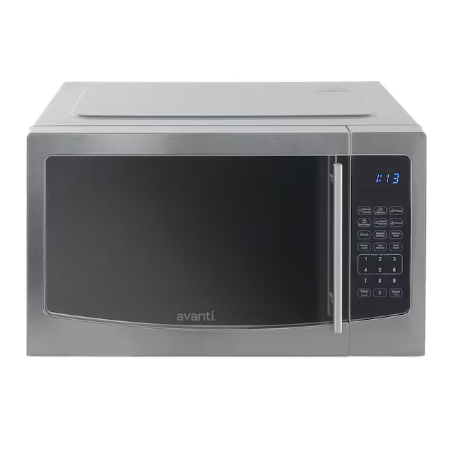 Avanti 1.1-cu ft 1000-Watt Countertop Microwave in Stainless Steel MT116V4M - Certified Refurbished