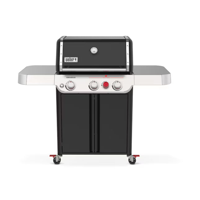 Weber Genesis E-325 3-Burner Liquid Propane Gas Grill in Black with Large Sear Zone 22521694 - GENESIS E-325 - Certified Refurbished
