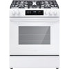 Pictures of Frigidaire 5 Burners 5.1-cu ft Slide-In Natural Gas Range in White 20531SD501 - FCFG3062AW - Open Box - Neu Appliance Outlet - Discount Appliance Outlet in Austin, Tx