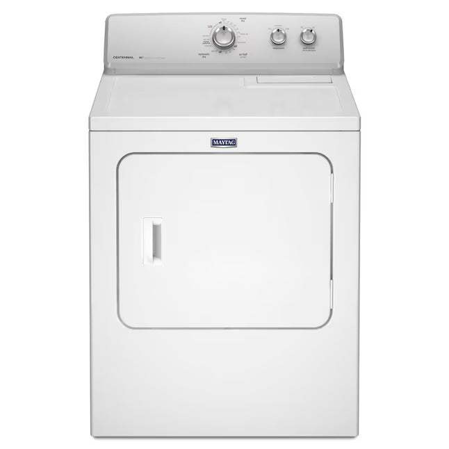 Maytag 29 Inch 7.0 cu. ft. Electric Dryer with 15 Drying Cycles, 4 Temperature Settings, Wrinkle Control Options and Heavy Duty Cycle 05121109 - MEDC215EW - Certified Refurbished