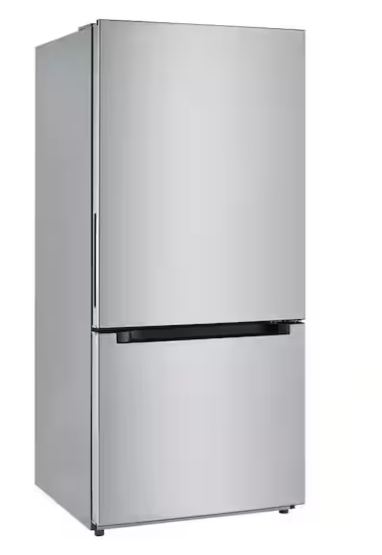 Vissani 18.7 cu. ft. Bottom Freezer Refrigerator in Stainless Steel 25138SD758 - MDBF18SS - Scratch & Dent (Moderate)