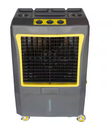 Hessaire Hi-Viz Series 3,100 CFM 3-Speed Portable Evaporative Cooler (Swamp Cooler) for 950 sq. ft. M150Y - Open Box