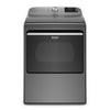 Pictures of Maytag 7.4 cu. ft. vented Front Load Electric Dryer in Classic Silver with Extra Power 22132SD157 - MED6205RR - Scratch & Dent (Minor) - Neu Appliance Outlet - Discount Appliance Outlet in Austin, Tx