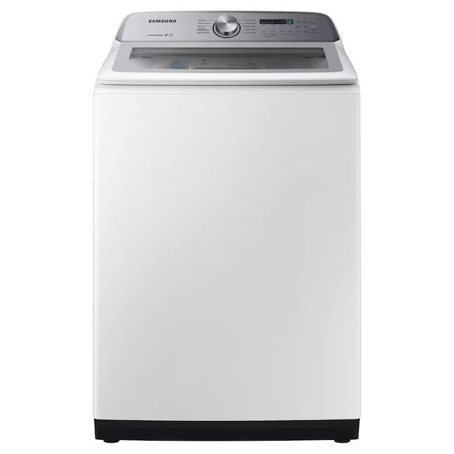 Samsung High Efficiency Large 4.9-cu ft Top-Load Washer in White WA49B5205AW - Certified Refurbished